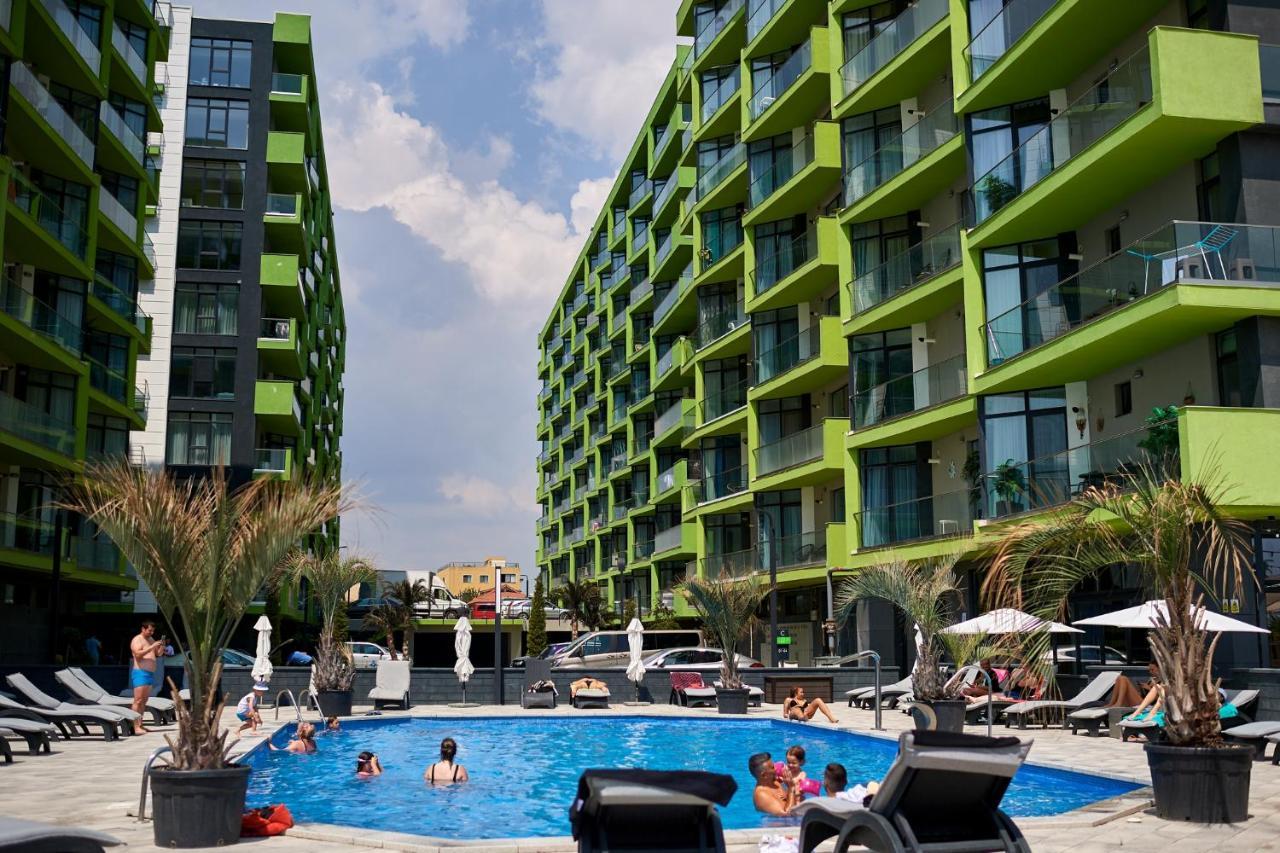 Nasty 24 Aparthotel Pool & Spa Mamaia Nord 那沃达利 外观 照片